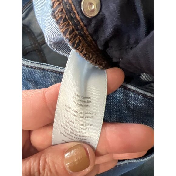 Talbots Flawless High-Rise Barely Boot Jeans Size 10 Cowgirl Western Rodeo Ranch - Picture 9 of 10